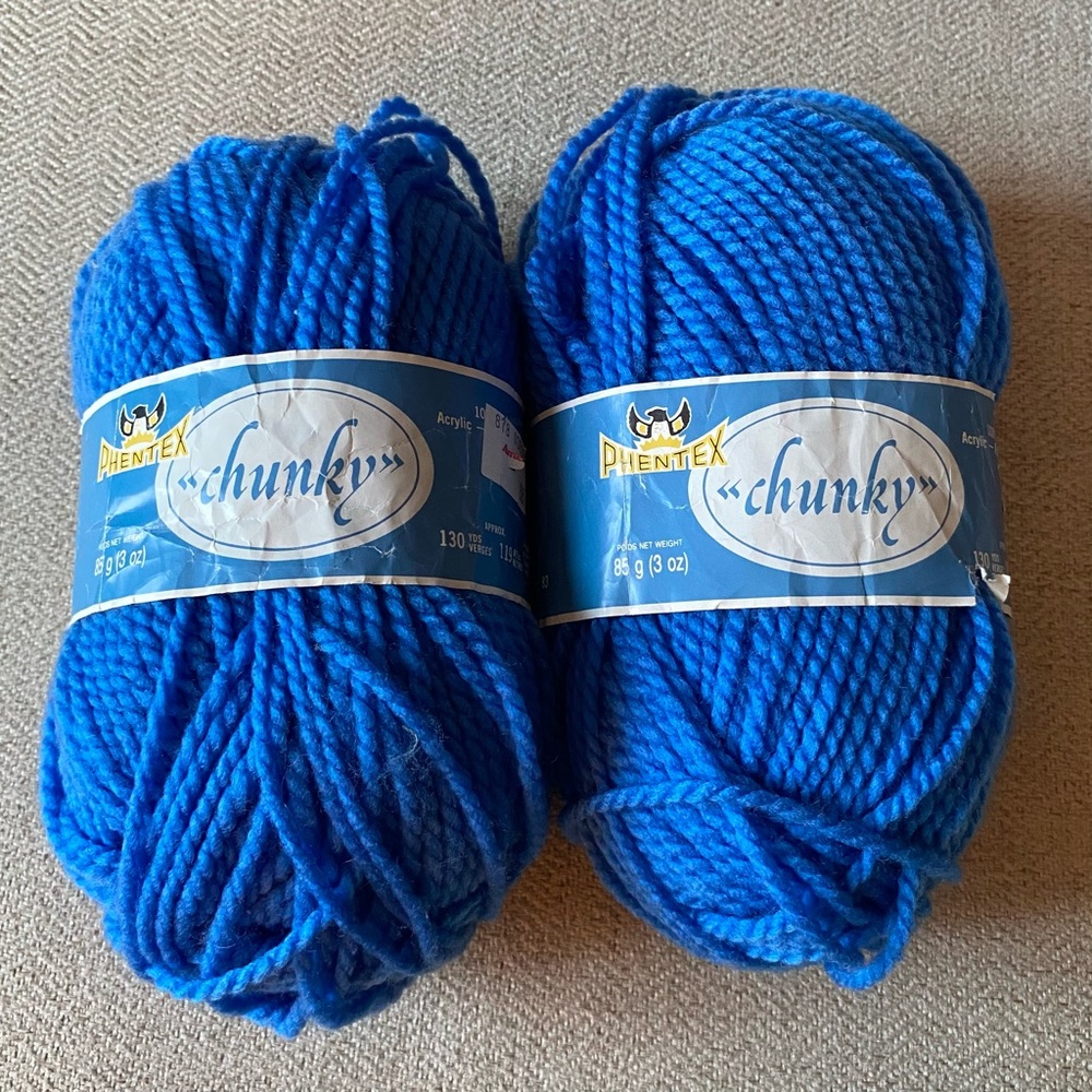 Phentex “Chunky” Yarn - 2 Skein Bundle